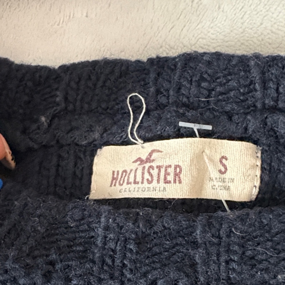 Hollister Navy Multicolor Striped Top - Picture 2 of 2